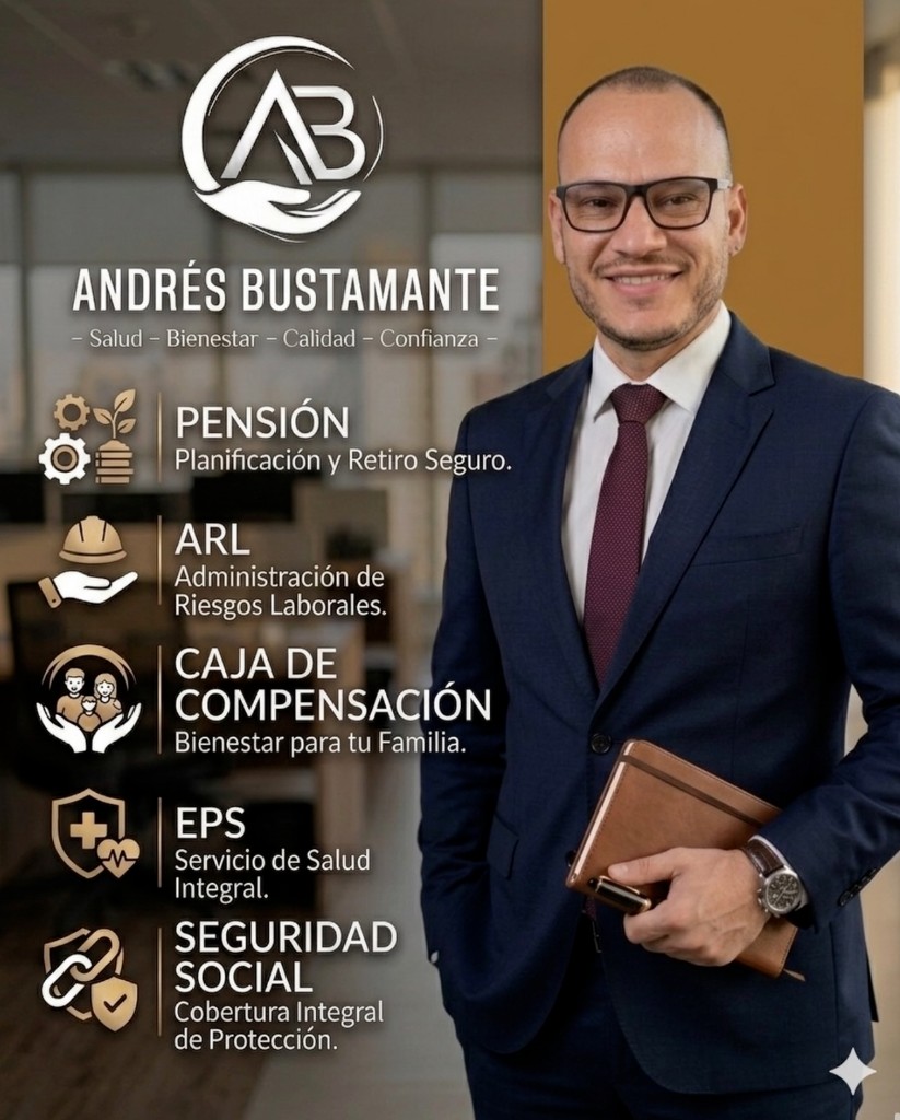 Resumen de servicios: pensión, ARL, caja de compensación, EPS y seguridad social